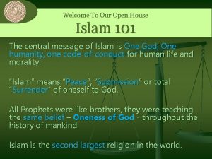 Islam 101 powerpoint