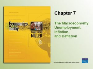 Chapter 7 The Macroeconomy Unemployment Inflation and Deflation