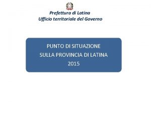 Prefettura latina ufficio patenti