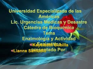 Universidad Especializada de las Amricas Lic Urgencias Mdicas