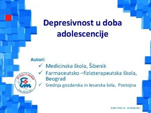 http www emedica hr Depresivnost u doba adolescencije