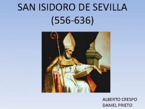 SAN ISIDORO DE SEVILLA 556 636 ALBERTO CRESPO