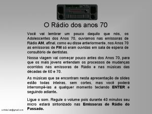Radio excelsior a máquina do som