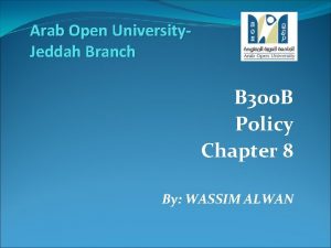 Arab open university jeddah