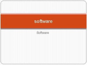 software Software Tema Componentes lgicos de un ordenador
