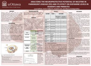 Interdisciplinary School of Health Sciences ANALYZING THE NEUROPROTECTIVE