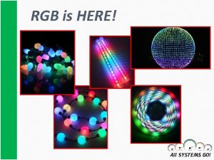 RGB is HERE RGB Minleon Tale of Two