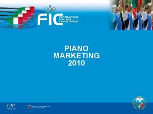 Copertina PIANO MARKETING 2010 IL CANOTTAGGIO MISSION MISSION