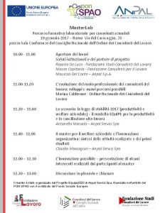 Master Lab Percorso formativo laboratoriale per consulenti aziendali