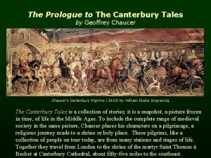 Canterbury tales prologue summary