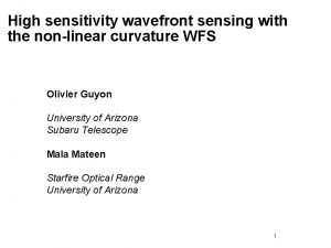 High sensitivity wavefront sensing with the nonlinear curvature