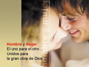 Creo dios al hombre y la mujer