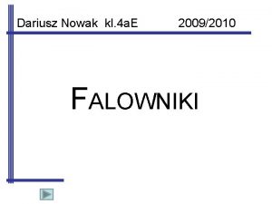 Falowniki zasada działania