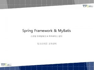 CONTENTS 3 Spring AOPSpring Aspect Oriented Programming 3