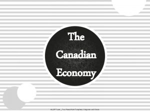 The Canadian Economy ALLPPT com Free Power Point