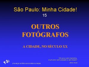 So Paulo Minha Cidade 15 OUTROS FOTGRAFOS A