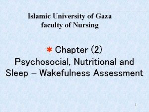 Islamic University of Gaza faculty of Nursing Chapter