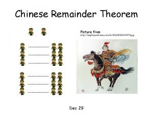 Chinese remainder theorem 3 equations