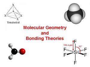 Molecular geometry and bonding theories