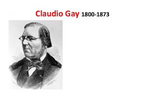 Claudio gay