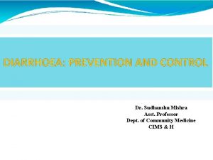 Imnci guidelines for diarrhoea