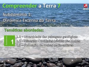 Compreender a Terra 7 Subdomnio 1 Dinmica Externa