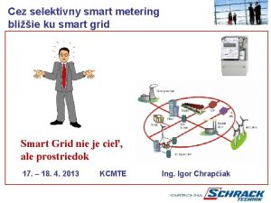 Cez selektvny smart metering bliie ku smart grid