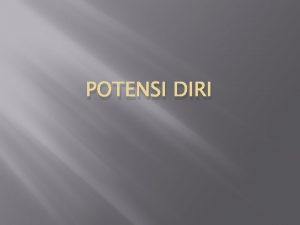 Materi potensi diri