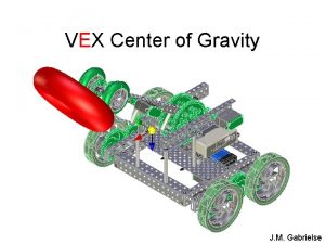 VEX Center of Gravity J M Gabrielse Center