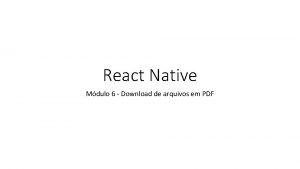 Download pdf react native