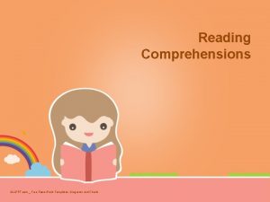 Reading Comprehensions ALLPPT com Free Power Point Templates