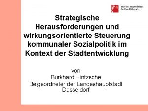 Strategische Herausforderungen und wirkungsorientierte Steuerung kommunaler Sozialpolitik im