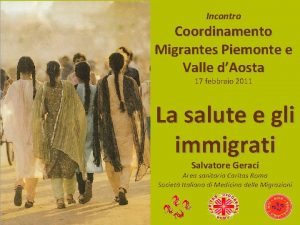 Incontro Coordinamento Migrantes Piemonte e Valle dAosta 17