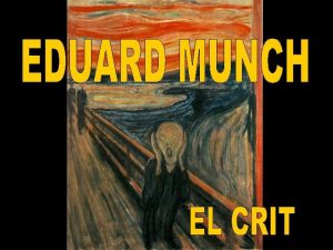 Catalogaci Anlisi formal Interpretaci NDEX Expressionisme Eduard Munch