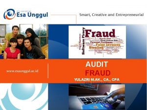 AUDIT FRAUD YULAZRI M AK CA CPA FEBAKUNTANSI