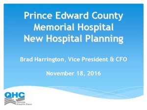 Prince edward county planning department