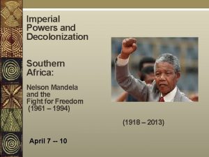 State of emergency declared south africa