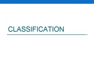 Linnaean classification system