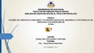 UNIVERSIDAD DE GUAYAQUIL FACULTAD DE CIENCIAS PSICOLGICAS ANLISIS