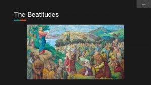 Gospel reading the beatitudes