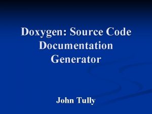 Code documentation generator