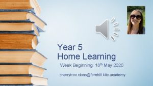 Year 5 Home Learning Week Beginning 18 th