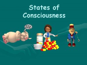 States of Consciousness Levels of Consciousness We know