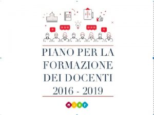 Il Piano per la Formazione dei docenti quadro