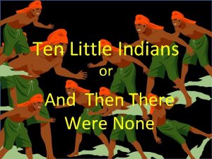 Ten little indian boys poem