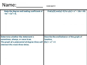 What is a leading coefficient