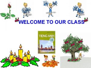 WELCOME TO OUR CLASS Finding words str str