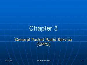 Chapter 3 General Packet Radio Service GPRS 5252021
