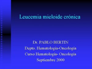 Leucemia bertin