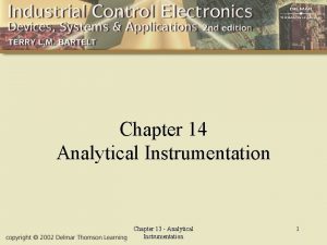 Analytical instrumentation basics